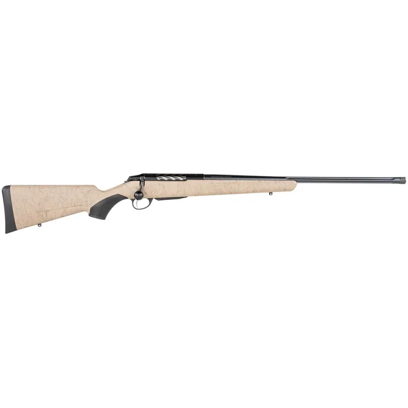 Tikka JRTXRT316 T3x Lite Full Size 308 Win 3+1 22.40" Black Fluted Threaded Barrel, Drilled & Tapped Steel Receiver, Black Webbed Tan Roughtech Synthetic Stock, Black Interchangeable Backstrap Grip