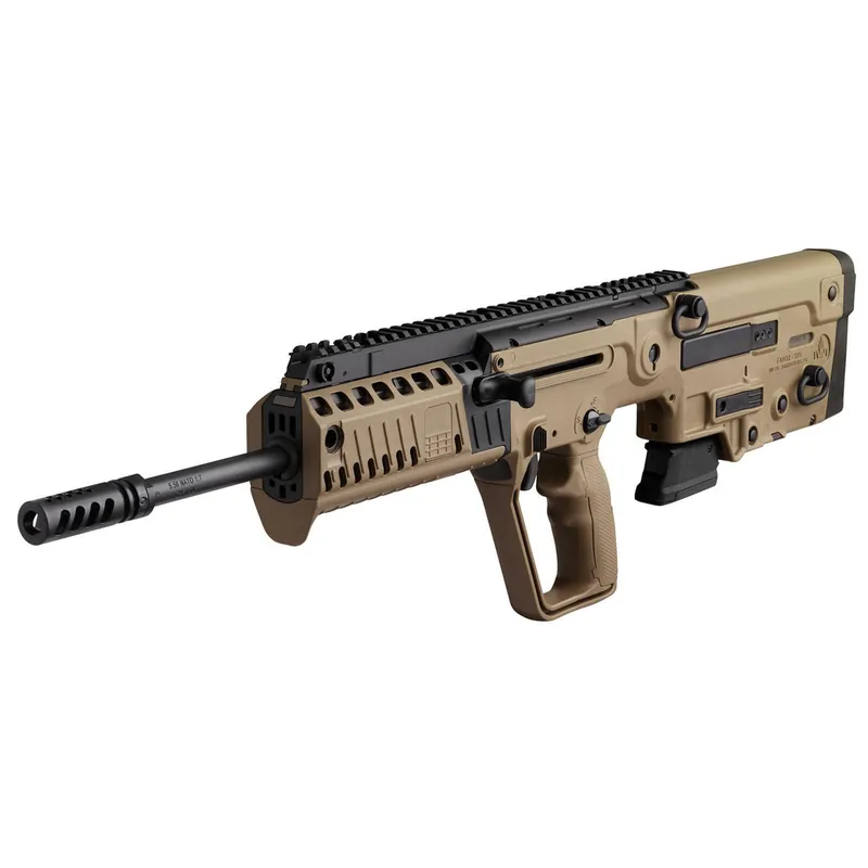 IWI US XFD18RS Tavor X95 *NJ/MD Compliant 5.56x45mm NATO Caliber with 18.50" Barrel, 10+1 Capacity, Flat Dark Earth Metal Finish, Flat Dark Earth Fixed Bullpup Stock & Polymer Grip Right Hand