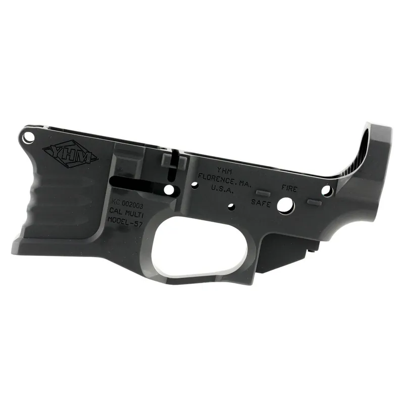 Yankee Hill 125BILLET Billet Lower Receiver 5.56x45mm NATO 7075-T6 Aluminum Black Anodized for AR-15