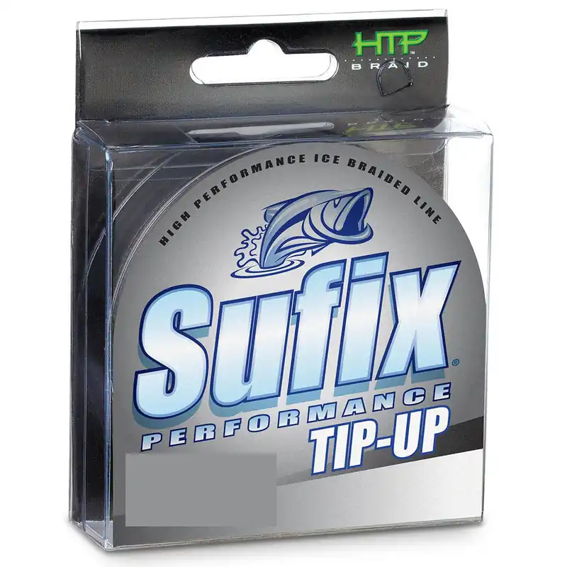 Sufix Performance Tip-Up Ice Braid Black 15 lb.
