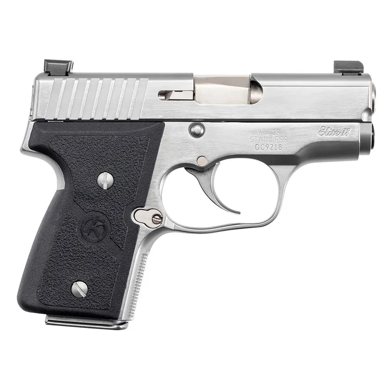 Kahr Arms M9098NA MK Elite *CA Compliant 9mm Luger Caliber 3" Barrel 6+1/7+1, Stainless, Black Grip