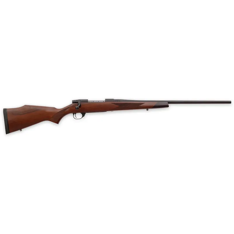 Weatherby VDT300WR4T Vanguard Sporter Full Size 300 Wthby Mag 3+1 24" Bead Blasted Blued 2 Threaded Barrel, Matte Blued Drilled & Tapped Steel Receiver, Grade A Turkish Walnut Monte Carlo Stock