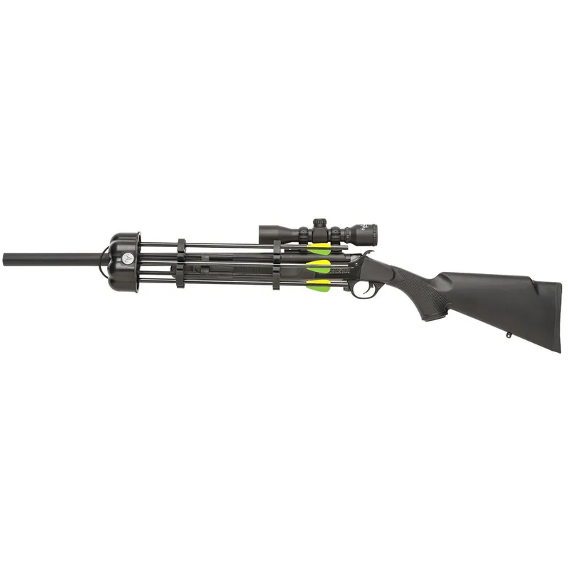 Traditions CRX6220060 Crackshot XBR Package 22 Cal 1rd 16.50" 20" Blued Steel Barrel & Receiver, Black Synthetic Stock, 4x32 Scope, Three Firebolt Arrows