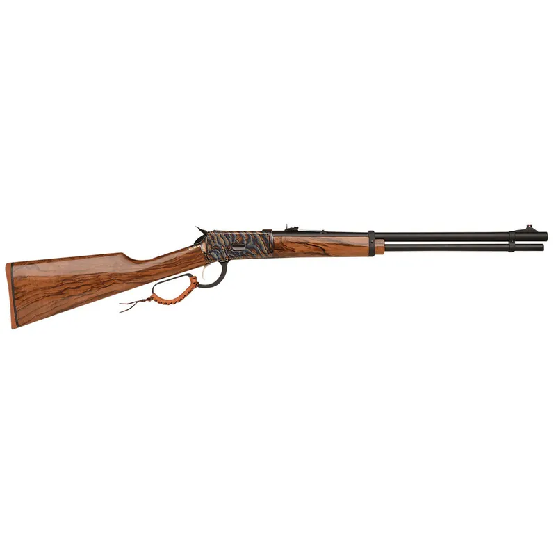 Gforce Arms GFLVR357CC Saddlehorn Full Size 357 Mag 10+1 20" Blued Steel Barrel, Color Case Hardened Aluminum Receiver, Turkish Walnut Fixed Stock