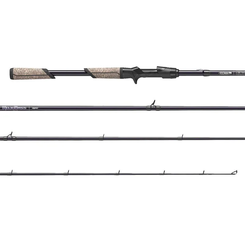 St. Croix Mojo Bass Trigon Casting Rods 7‘11‘‘ 1 pc Heavy Power Moderate Fast Action Power Flip‘n