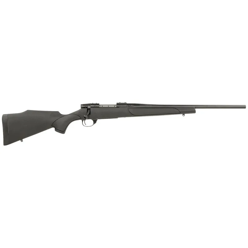 Weatherby VTX350NR0O Vanguard Obsidian Full Size 350 Legend 5+1 20" Blued 2 Contour Barrel, Blued Drilled & Tapped Steel Receiver, Black Monte Carlo Synthetic Stock