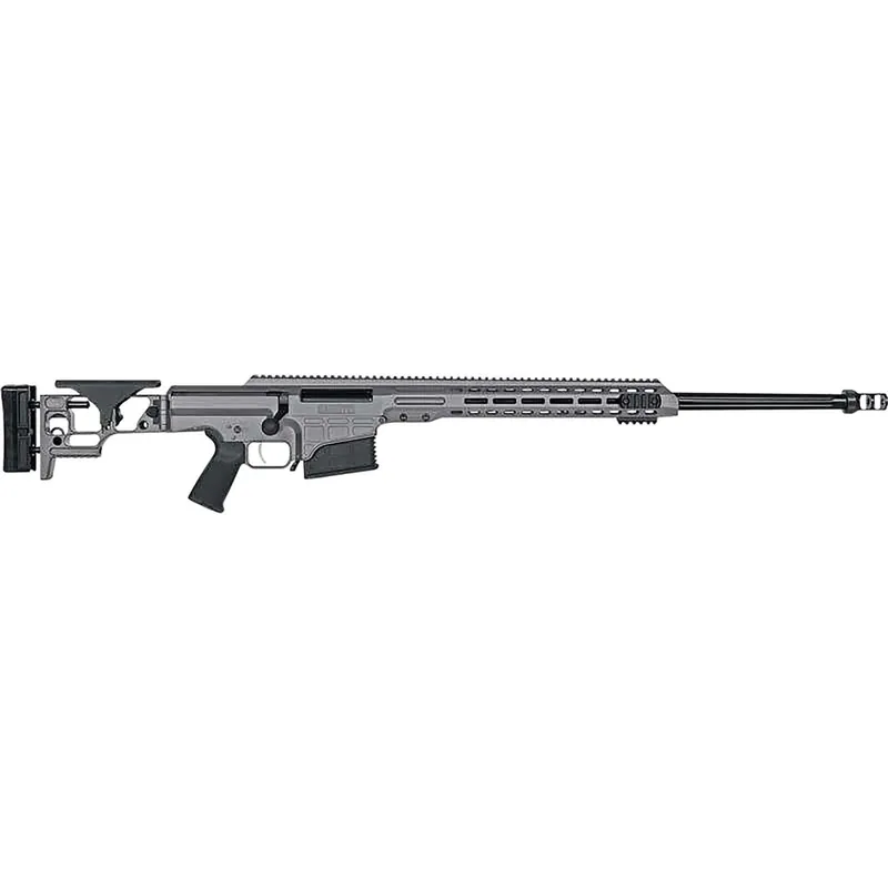 Barrett 18486 MRAD 300 Norma Mag 26" 10+1 Tungsten Gray Cerakote Rec Tungsten Gray Side Folding with Adjustable Comb Stock Black Polymer Grip Right Hand