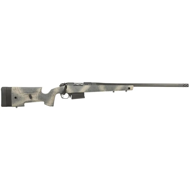 Bergara Rifles B14S382CF B-14 HMR Carbon Wilderness 6.5 Creedmoor 5+1 24" Carbon Fiber Wrapped Barrel, Woodland Camo Molded with Mini-Chassis Stock, Right Hand