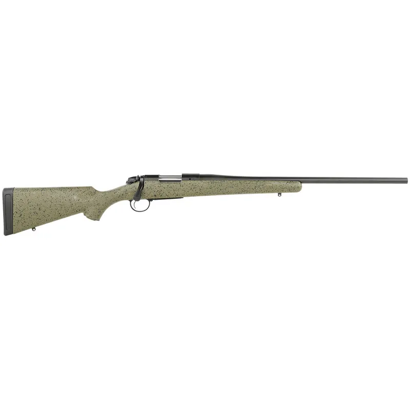 Bergara Rifles B14S103C B-14 Hunter 243 Win 4+1 22", Graphite Black Cerakote Barrel, SoftTouch Speckled Green Stock