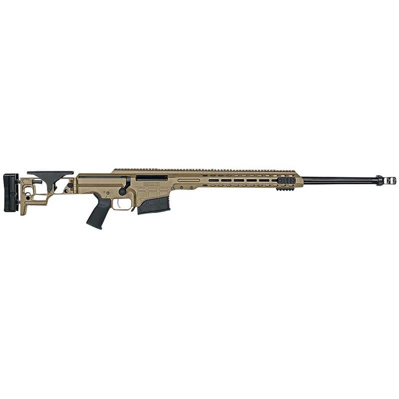 Barrett 18479 MRAD 338 Lapua Mag 26" 10+1 Flat Dark Earth Cerakote Flat Dark Earth Folding with Adjustable LOP Stock Black Polymer Grip Right Hand