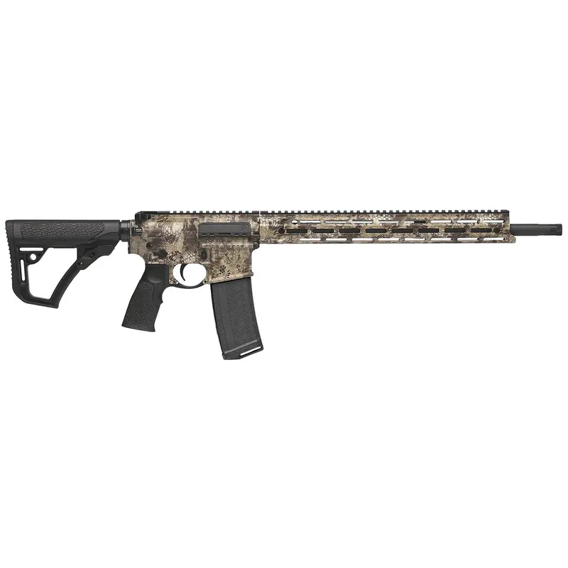Daniel Defense 0212881702047 DDM4 Hunter 5.56x45mm NATO 18" 32+1 Black Hard Coat Anodized Black Mil-Spec 6 Position Stock Black Polymer Grip Ambidextrous Hand