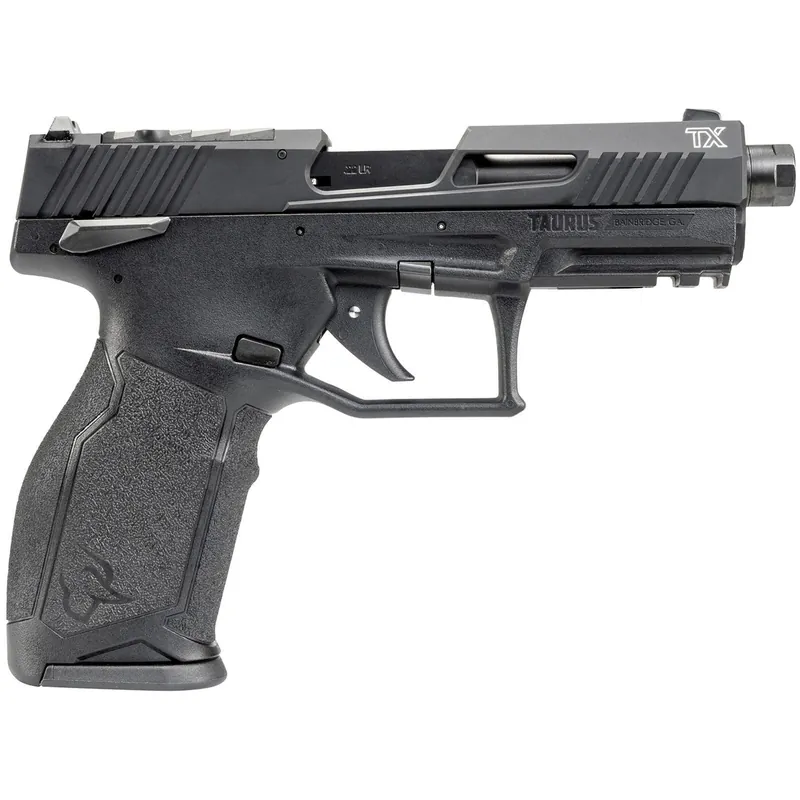 Taurus 1-2TX22P141-10 TX22 T.O.R.O Gen 2 Full Size Frame 22 LR 10+1 4.10" Matte Black Threaded Barrel, Black Cerakote Optic Ready/Serrated Slide, Polymer Frame w/Picatinny Rail, Right Hand