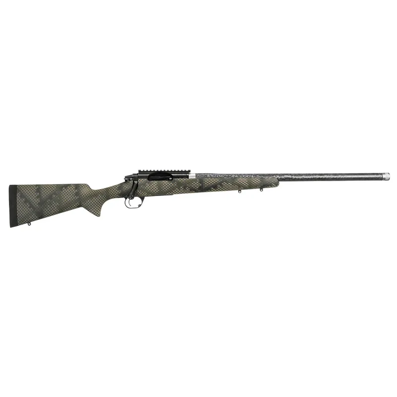 Proof Research 137567 Elevation 2.0 300 PRC 3+1 22" Carbon Fiber Match Grade Threaded Barrel, Picatinny Rail Receiver, Tactical Flat Dark Earth Fixed Carbon Fiber Stock, Right Hand