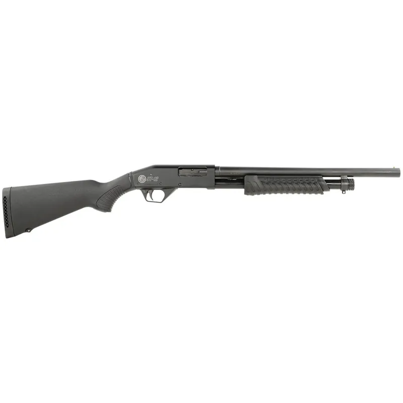 Rossi ST1218BK ST-12 12 Gauge 3" 4+1 18.50", Matte Black, Synthetic Stock, Front Bead Sight, Cylinder Bore