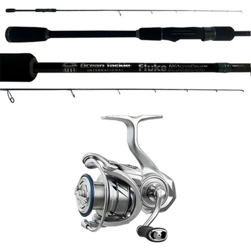 Daiwa Procyon MQ LT / Oti Fluke Master Combo 5‘8" 1 Piece 36.8in Line Per Turn 22lb Max Drag