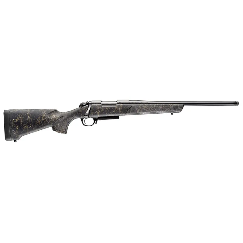 Bergara Rifles B14SM909 B-14 Stoke 6.5 PRC 3+1, 20" Graphite Black Cerakote 4.5 Contour Threaded Barrel, Graphite Black Cerakote Steel Receiver, Black Webbed Tan Fixed w/SoftTouch Synthetic Stock
