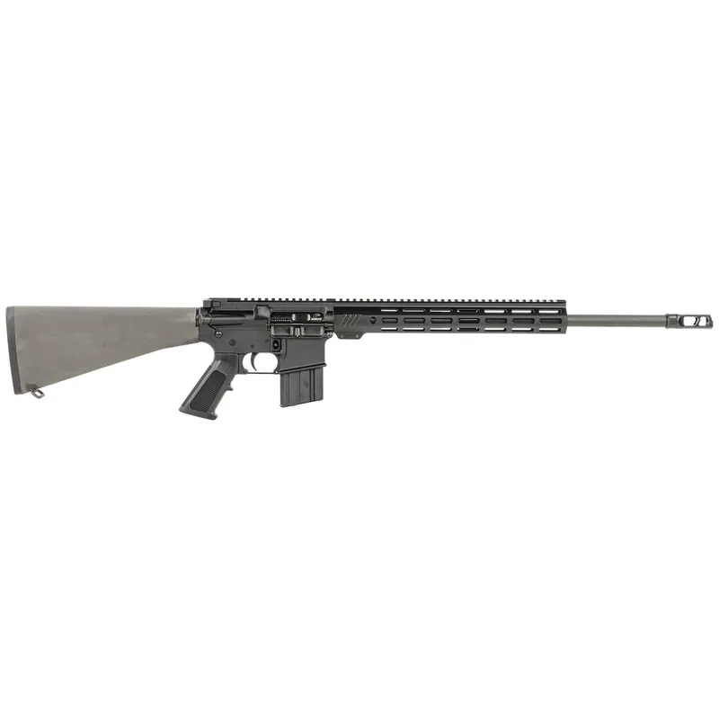Bushmaster 0010010BLK XM-15 E2S 450 Bushmaster 5+1 20" Barrel, Black Barrel/Receiver, Snake Charmer Muzzle Brake, 14" M-LOK Free Float Rail, A2 Stock, Aluminum Magazine, Optics Ready