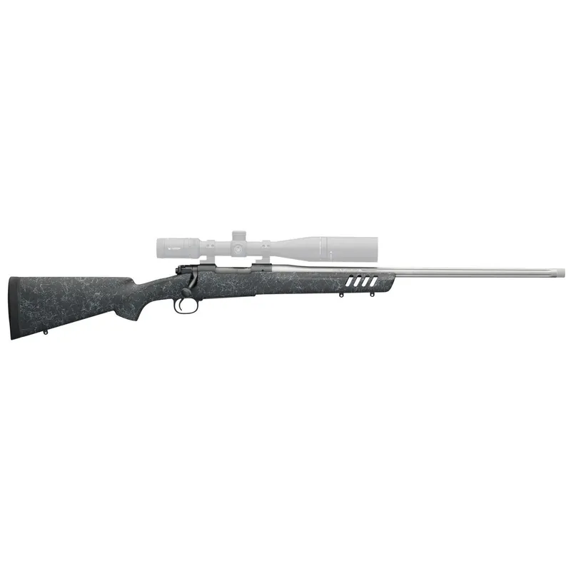 Winchester Guns 535232289 70 Coyote Light 6.5 Creedmoor 5+1 24" Black w/Gray Webbing Fixed Bell & Carlson w/Aluminum Bedding Stock Matte Blued Right Hand