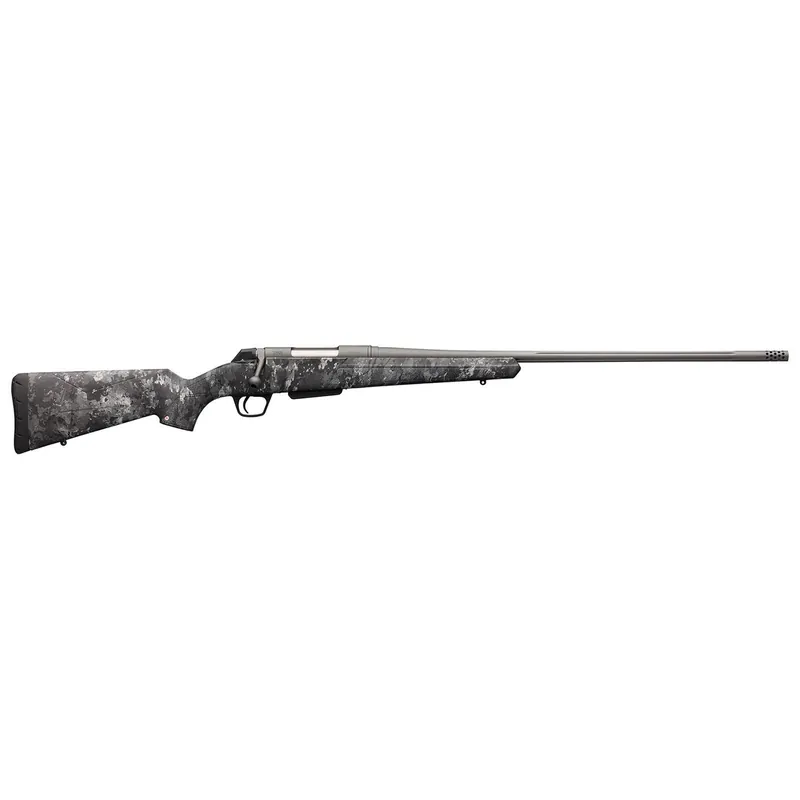 Winchester Guns 535776255 XPR Extreme Hunter 300 WSM 3+1 Cap 24" MB Tungsten Gray Cerakote Rec TrueTimber Midnight Stock Right Hand with MOA Trigger System (Full Size) No Sights
