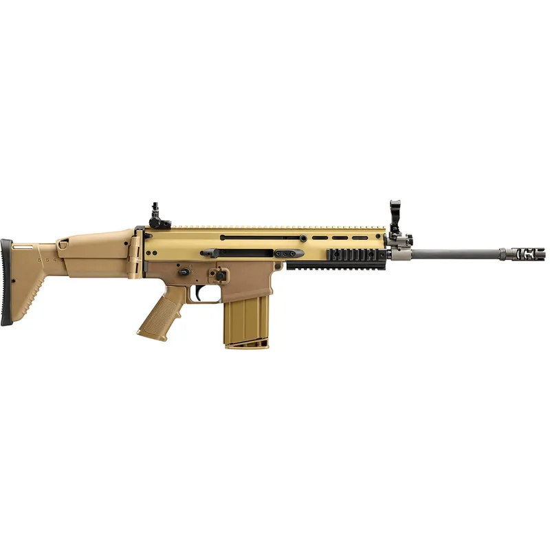 FN 986412 SCAR 17s NRCH 7.62x51mm NATO 16.25" Barrel 10+1, Flat Dark Earth Anodized Receiver, Flat Dark Earth Telescoping Side-Folding Stock With Adjustable Cheekpiece, Optics Ready