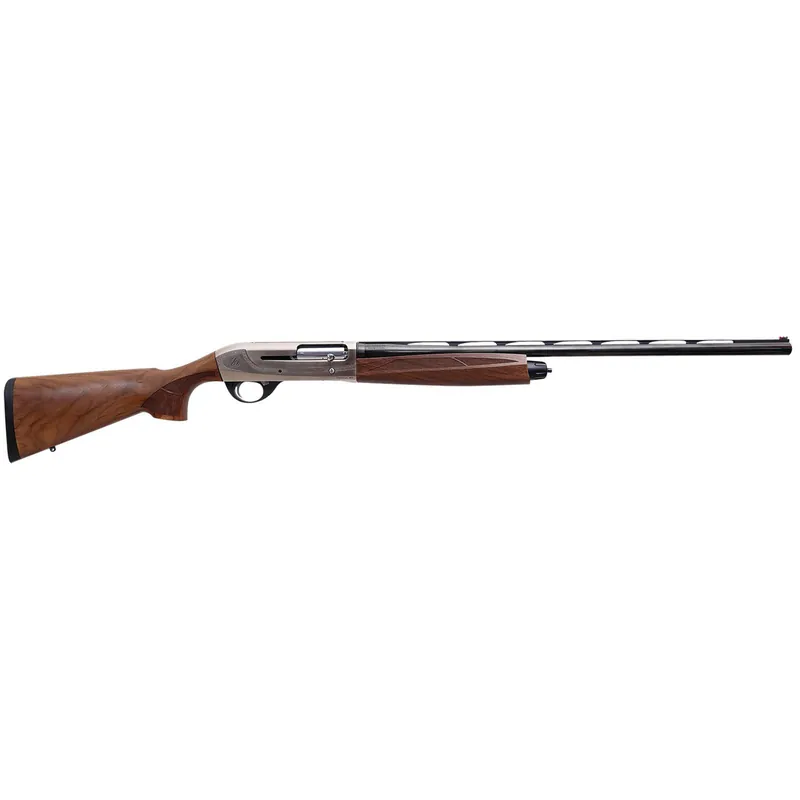 Weatherby ID22026MAG 18i Deluxe Full Size 20 Gauge Semi-Auto 3" 4+1 26" Black Vent Rib Barrel, Engraved Nickel Aluminum Receiver, Fixed Matte Walnut Stock, Right Hand