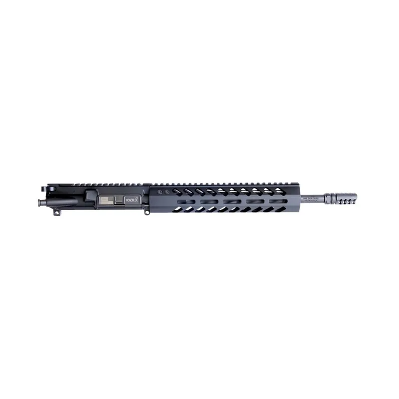 HM Defense 125MBUP556 MonoBloc Upper 223 Rem, 5.56x45mm NATO 12.50" Black Cerakote Barrel, 7075-T6 Aluminum Black Anodized Receiver, 10.37" M-LOK Free-Float Handguard for AR-15 Pistol