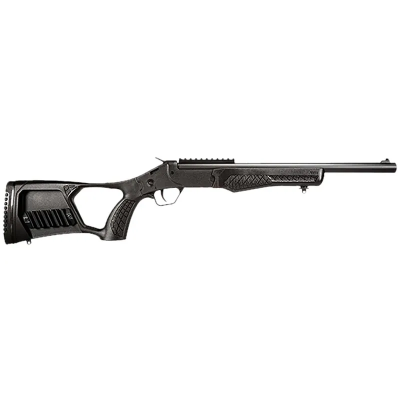 Rossi SSPS45BKIT Survival Stow & Go Bag Kit 45 Colt (Long Colt) 1rd 16" Black Oxide Single Shot Barrel, Black Oxide Picatinny Rail, Thumbhole w/Shell Holder Synthetic Stock, Carry Bag