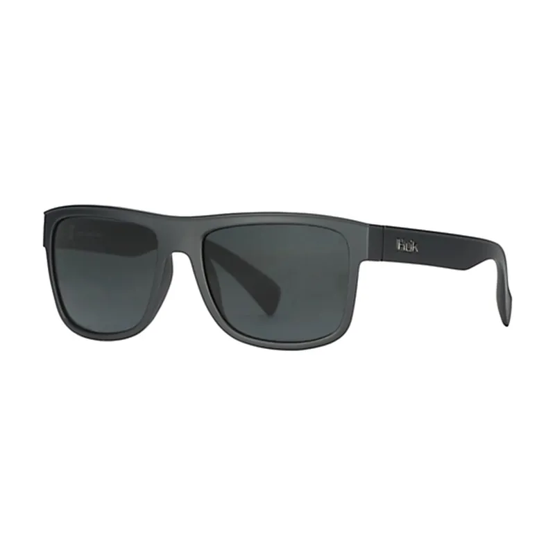 Huk Clinch Sunglass Matte Black Frame /Gray Polycarbonate Lens 125