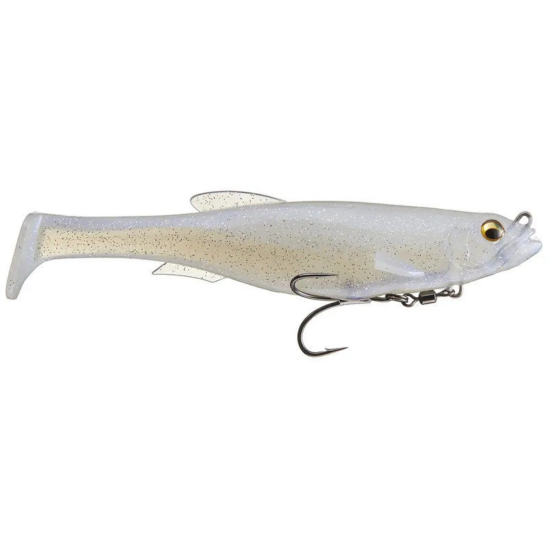 Megabass Magdraft 5" Swimbait 3/4 Oz Ghsot Shad Solid