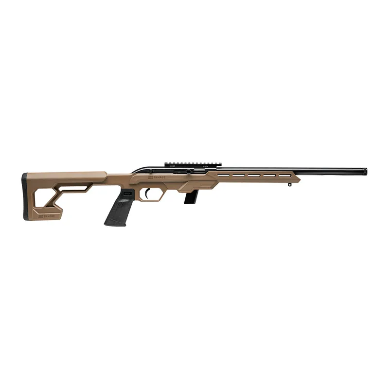 Savage 64 Precision .22 LR 16.5" Barrel 20 Round FDE Stock