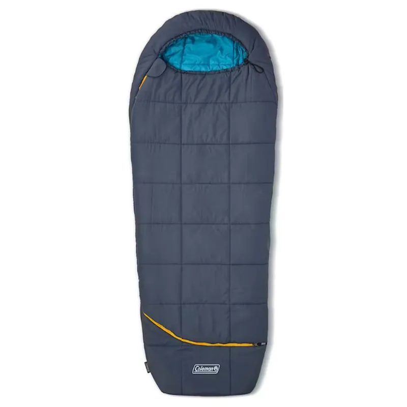 Coleman Big Bay 20° Big & Tall Contour Sleeping Bag Navy Blue