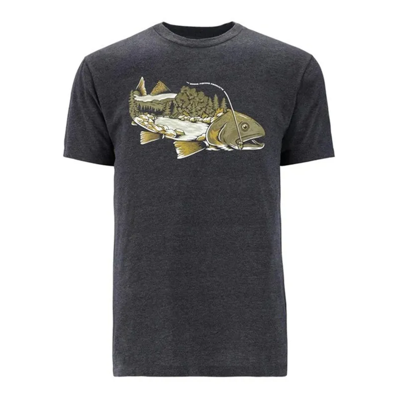 Men‘s Spring Flow T-Shirt Charcoal Heather M