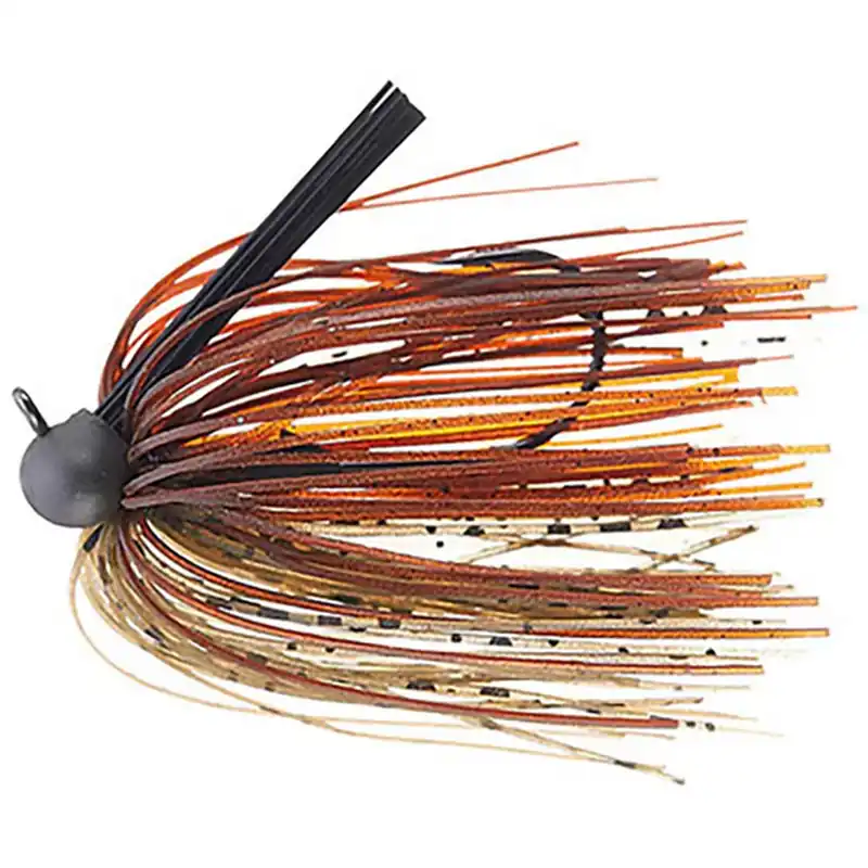 Queen Tackle Tungsten Finesse Peanut Football Jig 1/4 Oz KJ Camo