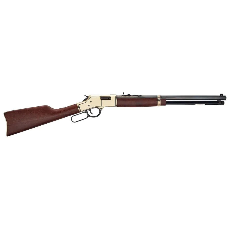 Henry H006M41 Big Boy Classic Full Size 41 Rem Mag 10+1 20" Blued Octagon Barrel, Polished Brass Receiver, American Walnut Stock Right Hand