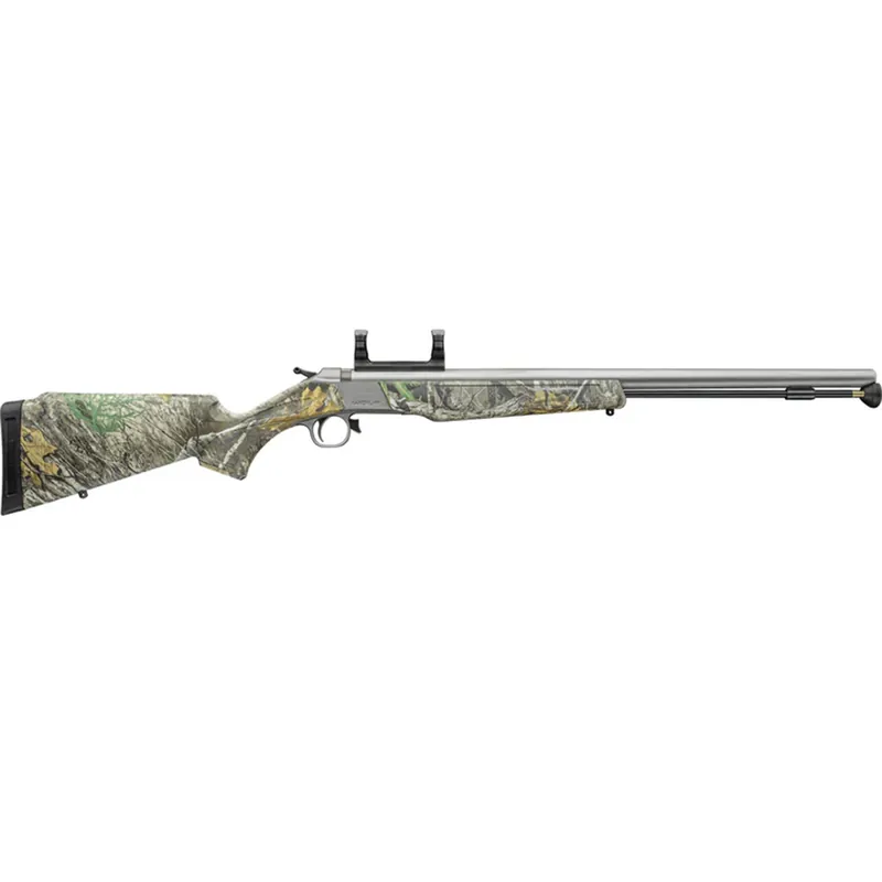 CVA Wolf V2 50 Cal 24" Stainless Steel BarrelRealtree Edge Fixed Synthetic Black Powder