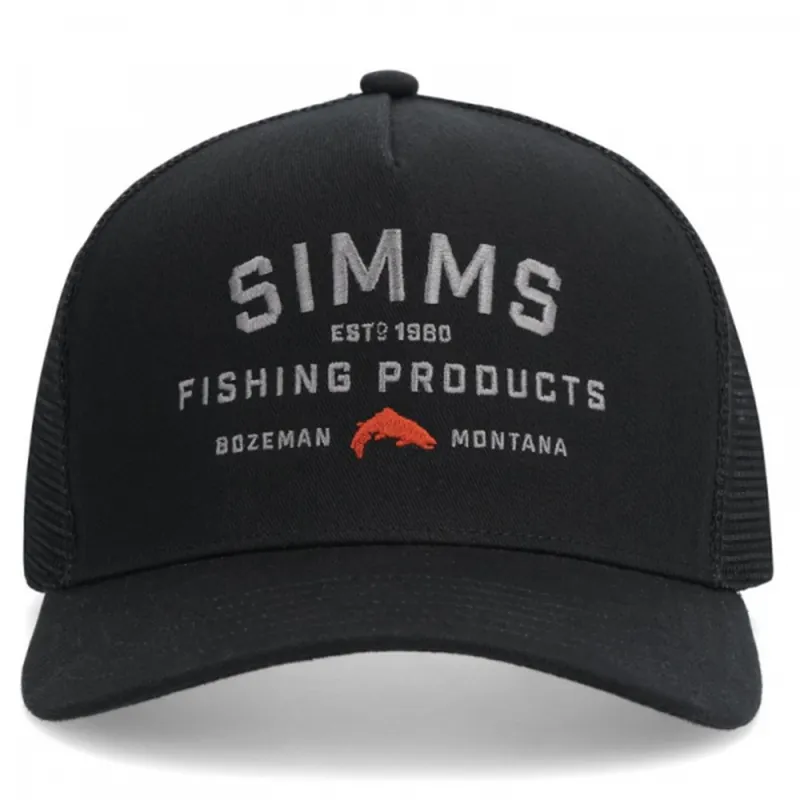Simms Double Haul Trucker Black