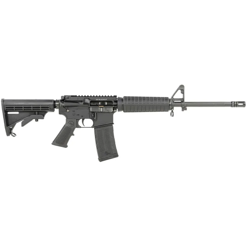 Rock River Arms BLK1222 LAR-15M CAR A4 300 Blackout 30+1 16", Black, R4 Handguard, Tactical Carbine Stock, Overmolded A2 Grip, A2 Front Sight Post