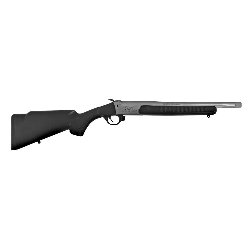 Traditions CRY301130T Outfitter G3 Youth 300 Blackout 1rd 16.50" Stainless Cerakote Fluted Threaded Barrel, Drilled & Tapped Steel Receiver, Fixed Black Synthetic Stock, Right Hand