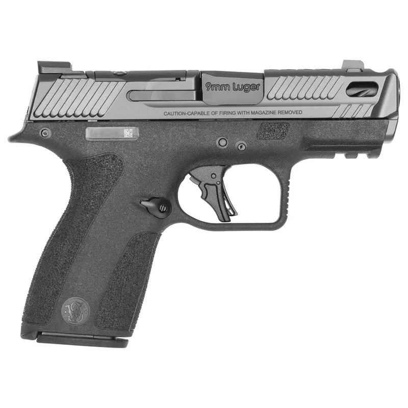 S&W PCM&P 9 Shield 9mm 3.6" Barrel X Carry Comp No Thumb Safety 13-15 Round Mags