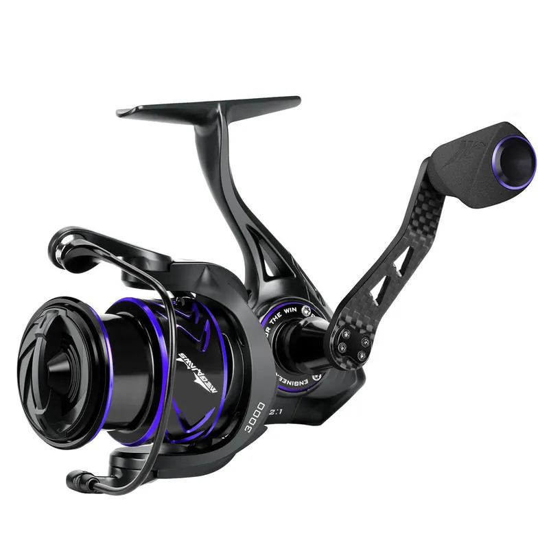 Kastking MegaJaws Elite Spinning Reel Black Purple 2000