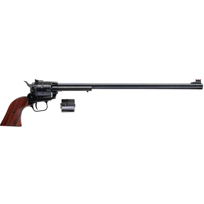 Heritage Mfg RR22MB16AS Rough Rider 22 LR 22 WMR 6 Shot 16" Black Barrel, Cylinder & Zamak Frame, Cocobolo Grips