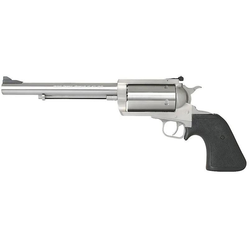 Magnum Research BFR500SW7 BFR Long Cylinder Large 500 S&W Mag 5 Shot 7.50" Brushed Stainless Steel Barrel, Cylinder & Frame, Black Rubber Grip, Exposed Hammer
