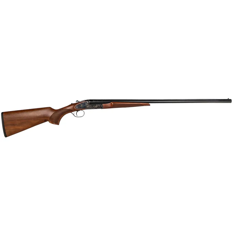 CZ-USA 06401 Sharp-Tail 12 Gauge 3" 2rd 28" Black Hard Chrome Side by Side Barrel, Color Case Hardened Metal Finish, Turkish Walnut Stock Includes 5 Chokes