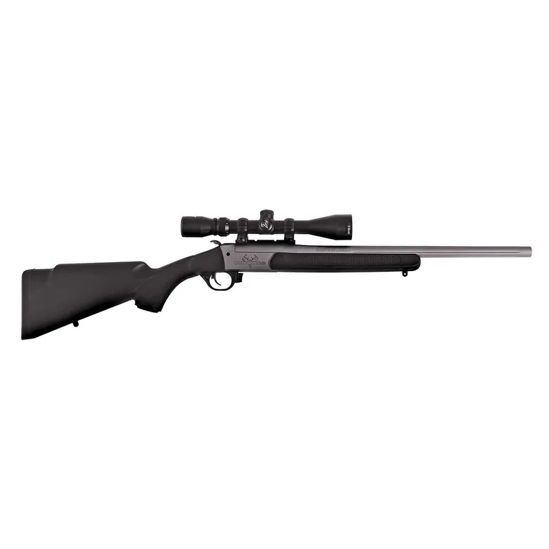 Traditions CR5-351130R Outfitter G3 35 Rem 1rd 22", Stainless Cerakote Barrel/Rec, Black Synthetic Furniture, 3-9x40mm Scope