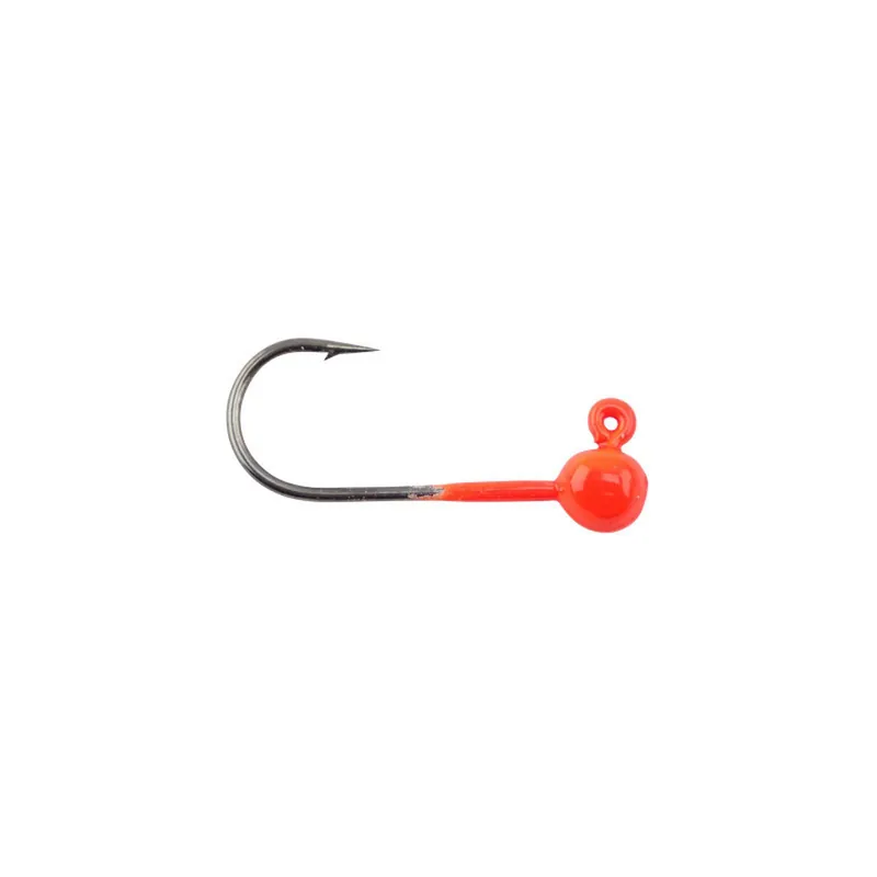 Voodoo Custom Tackle Round Jighead 5Pk Orange 1/32oz