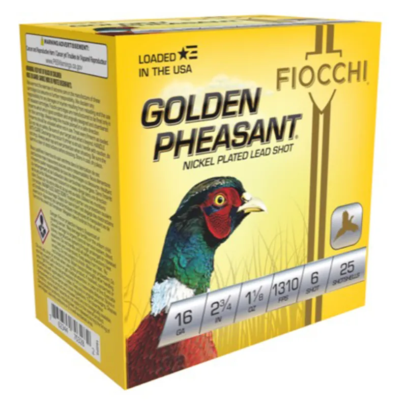 Fiocchi Golden Pheasant - 16ga 6 25 Rounds