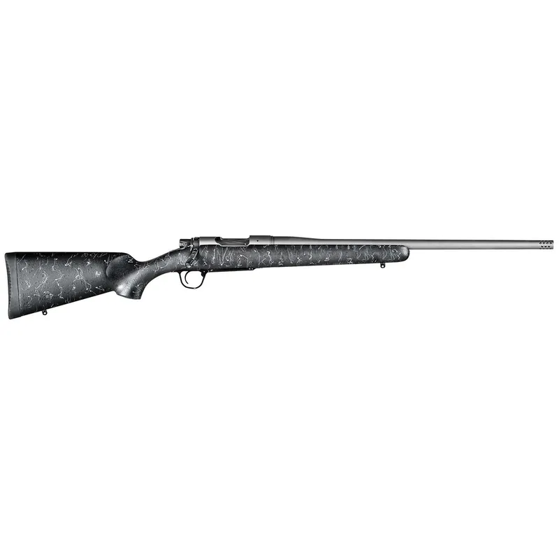 Christensen Arms 8010200200 Mesa Long Range 308 Win 4+1 24" Threaded Barrel, Tungsten Gray Cerakote, Black with Gray Webbing Stock