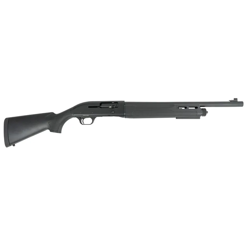 Tokarev USA 21000118 TTF Titan Full Size 12 Gauge Semi-Auto 3" 4+1 18.50" Black Chromate Cylinder Bore Barrel, Black Anodized Drilled & Tapped Receiver, Fixed Black Synthetic Stock