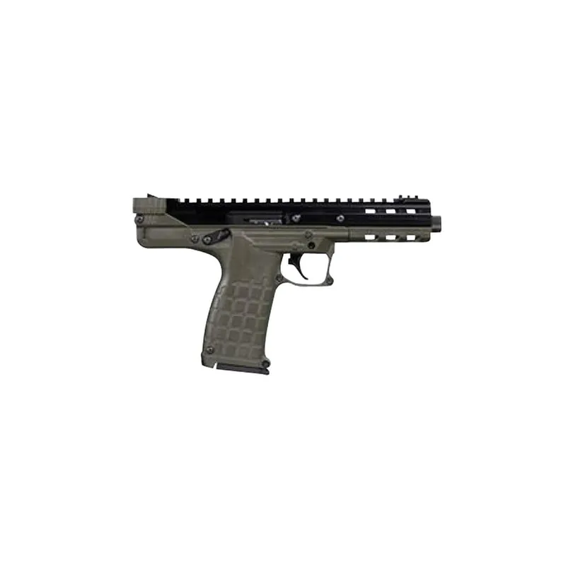 Kel-Tec CP33GRN CP33 22 LR 33+1 5.50" Black Ported/Threaded Barrel, Serrated/Optic Ready Slide, Green Polymer w/Picatinny Rail Frame, Black Polymer Grip Ambidextrous