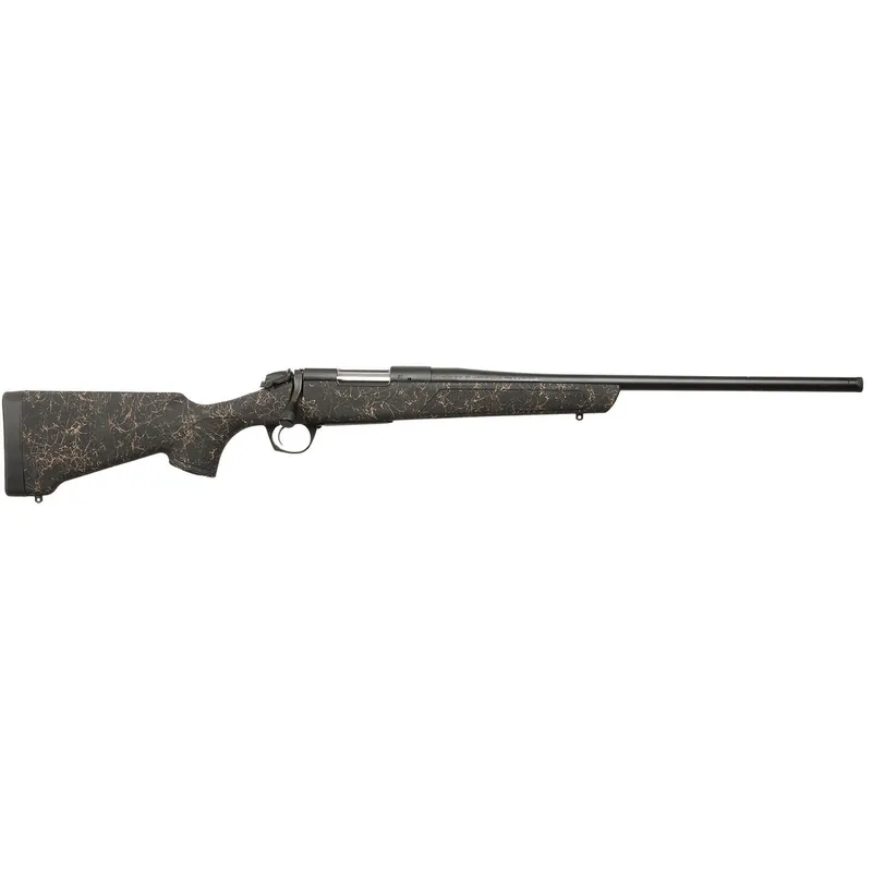 Bergara Rifles B14S901 B-14 Stoke 308 Win 4+1, 20" Graphite Black Cerakote 4.5 Contour Threaded Barrel, Graphite Black Cerakote Steel Receiver, Black Webbed Tan Fixed w/SoftTouch Synthetic Stock